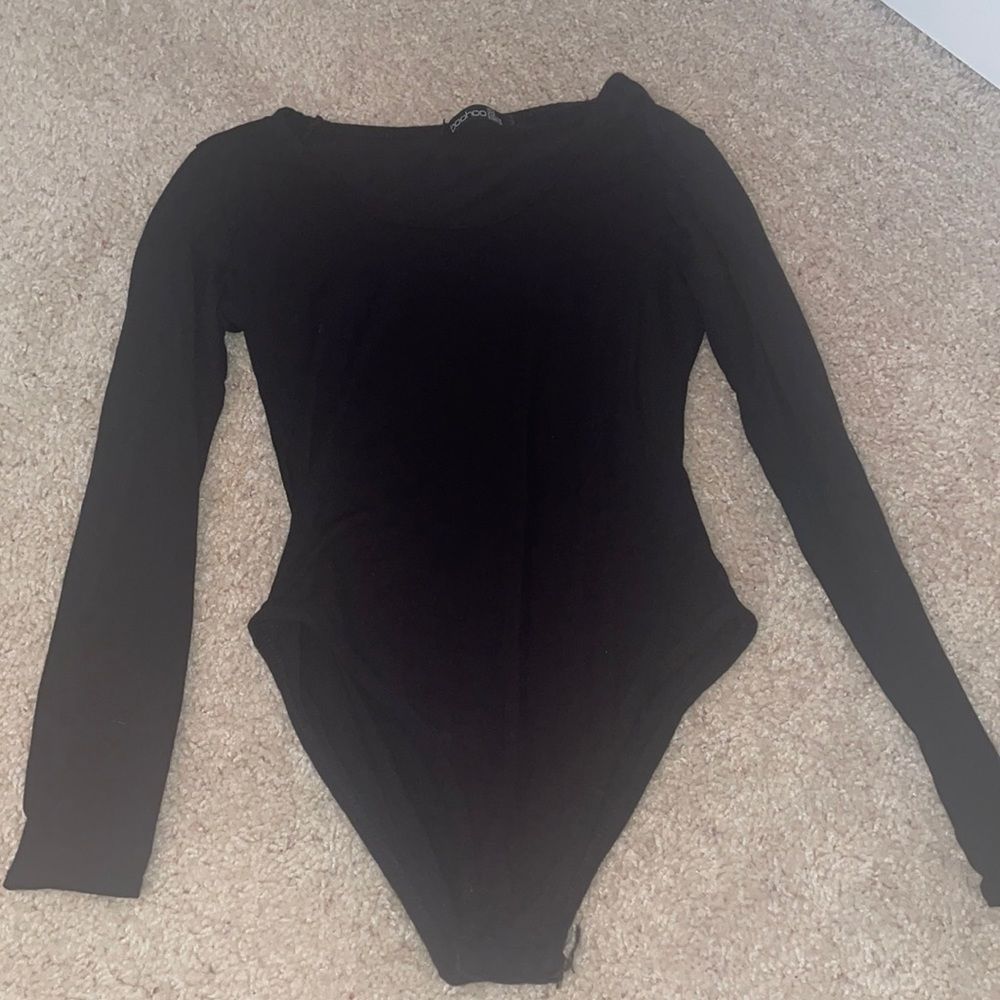 boohoo black bodysuit